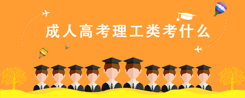 成人高考理工類考什么