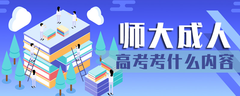 師大成人高考考什么內容