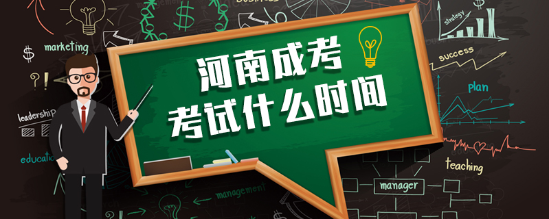 河南成考考試什么時間