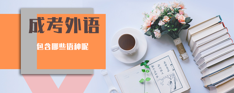 成考外語包含哪些語種呢