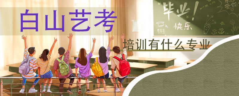 白山藝考培訓有什么專業