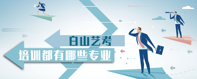 白山藝考培訓(xùn)都有哪些專業(yè)