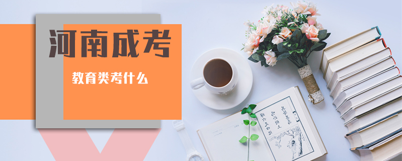 河南成考教育類考什么