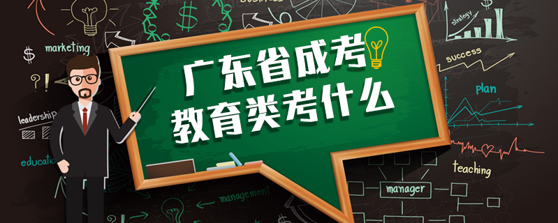 廣東省成考教育類考什么