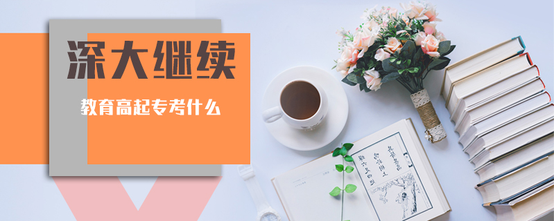 深大繼續(xù)教育高起專考什么
