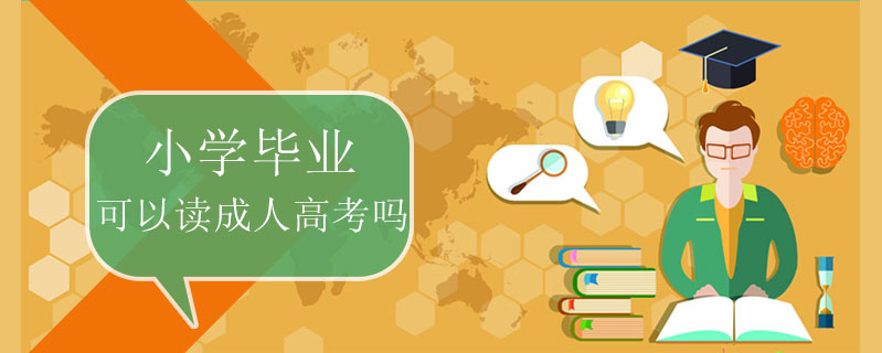 小學畢業可以讀成人高考嗎