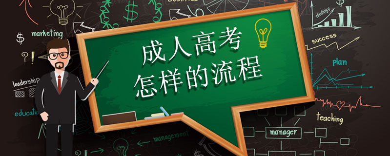 成人高考怎樣的流程