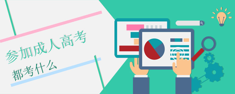 參加成人高考都考什么