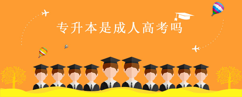 專升本是成人高考嗎