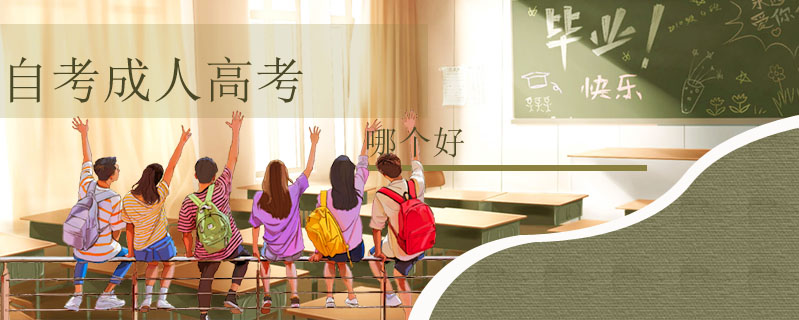自考成人高考哪個好