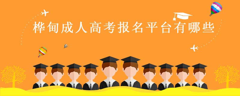 樺甸成人高考報名平臺有哪些