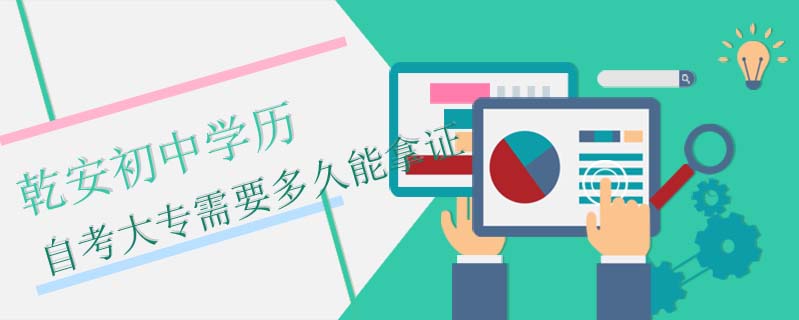 乾安初中學歷自考大專需要多久能拿證