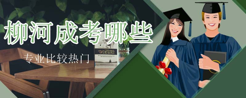柳河成考哪些專業比較熱門