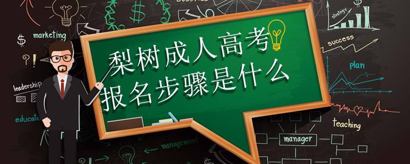 梨樹成人高考報名步驟是什么