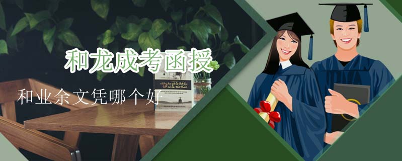 和龍成考函授和業余文憑哪個好