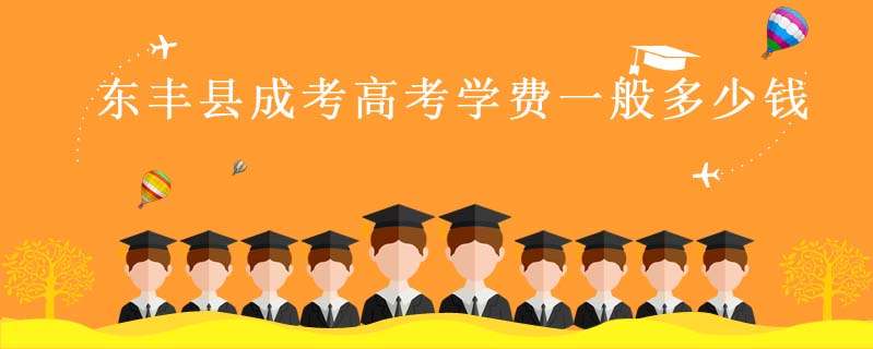 東豐縣成考高考學費一般多少錢