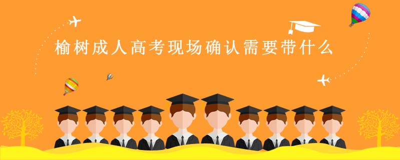 榆樹成人高考現場確認需要帶什么